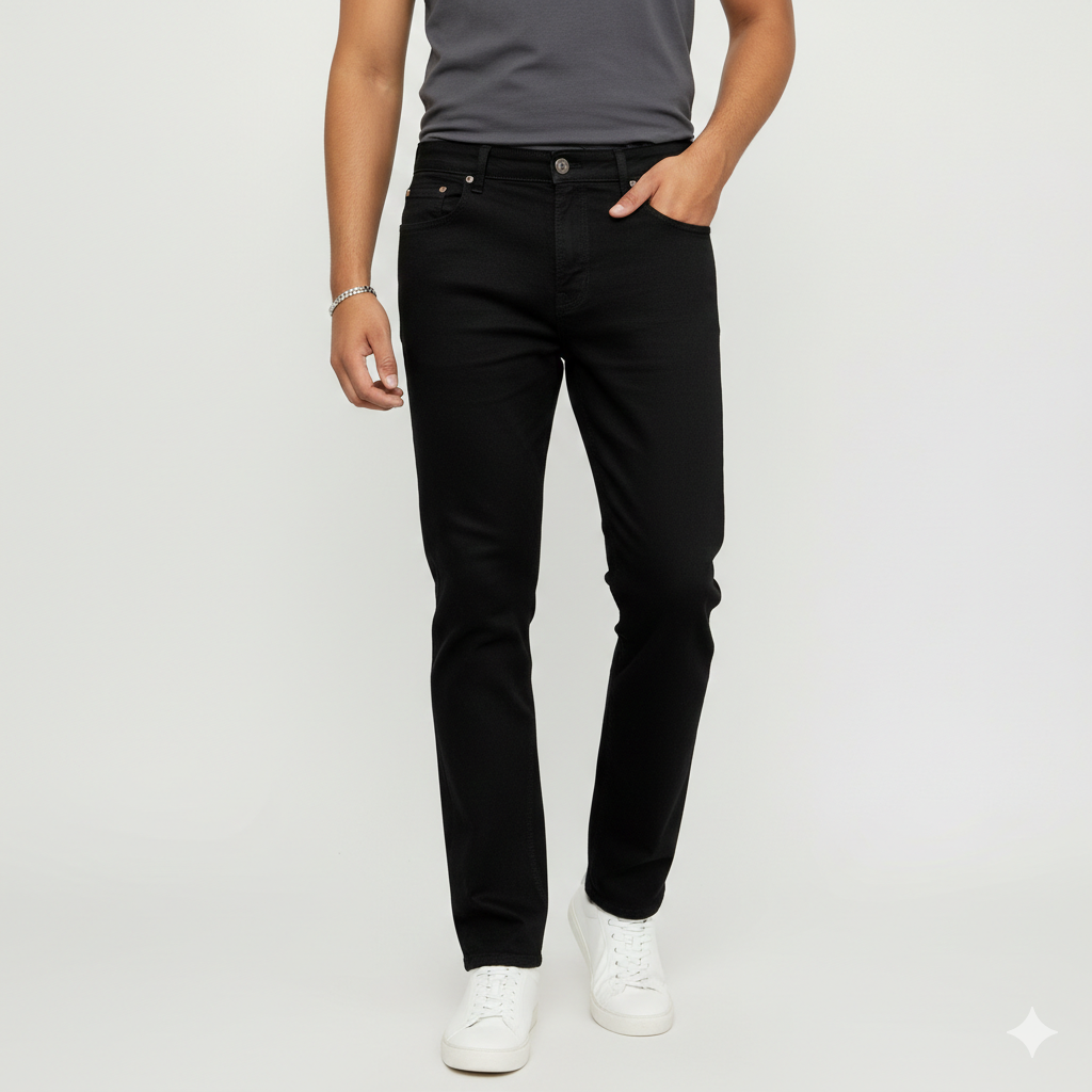 The Coal Drop | True Black Straight Fit